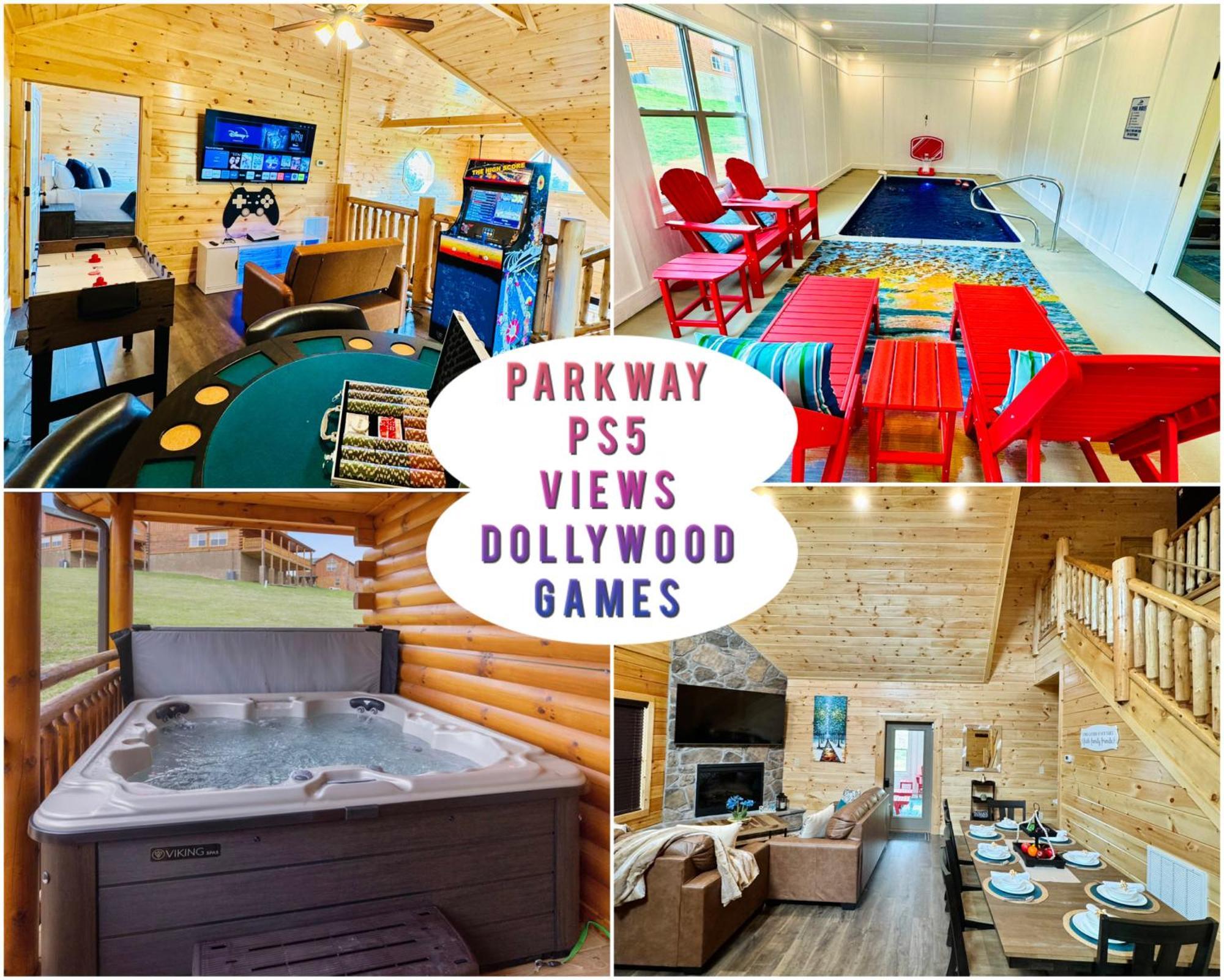Willa New! Indoor Pool/Ps 5/Hot Tub/Parkway Pigeon Forge Zewnętrze zdjęcie